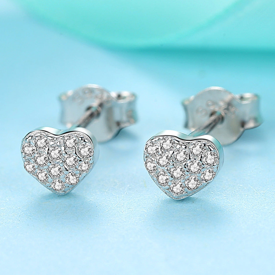 Pendientes Corazón de Circonitas