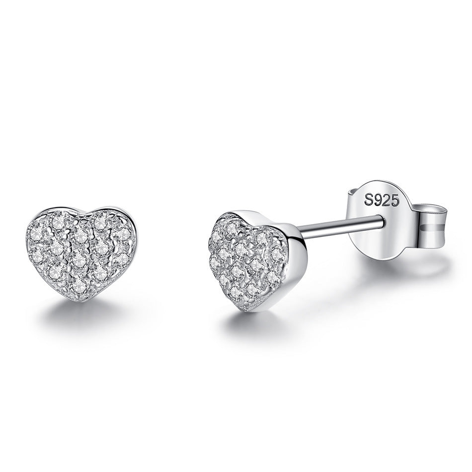 Pendientes Corazón de Circonitas
