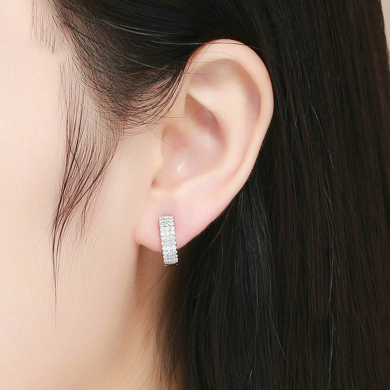 Pendientes Aro Pavé