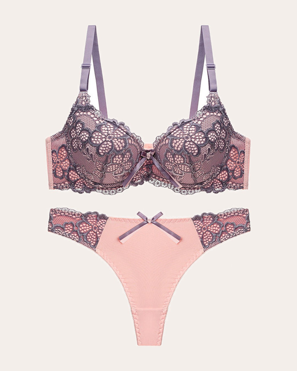 Conjunto de Encaje con Lacito