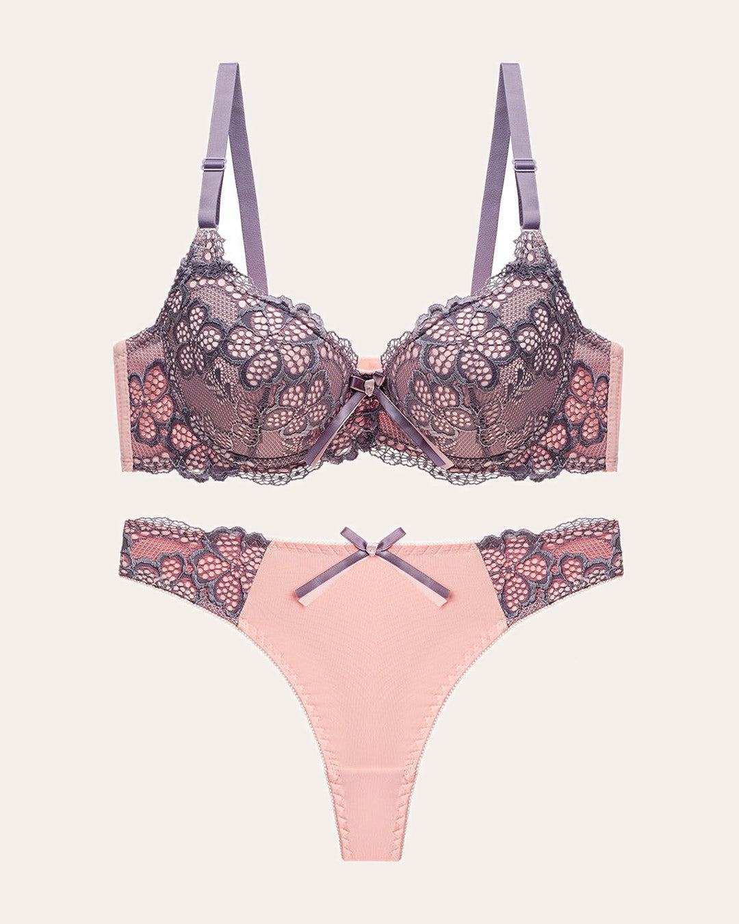 Conjunto de Encaje con Lacito