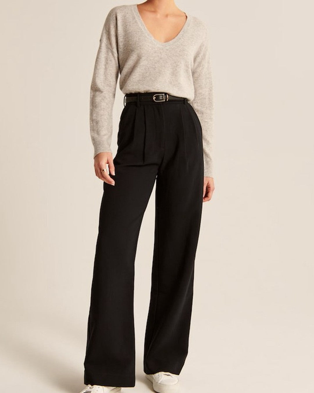 Pantalón de Pierna Ancha con Raya