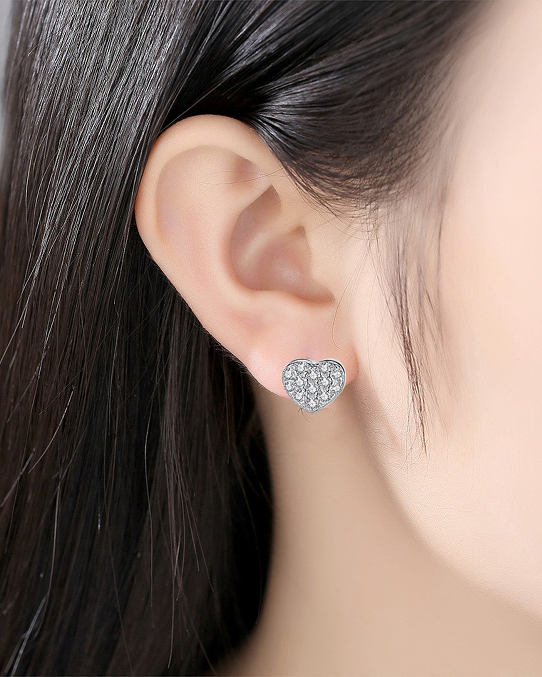 Pendientes Corazón de Circonitas
