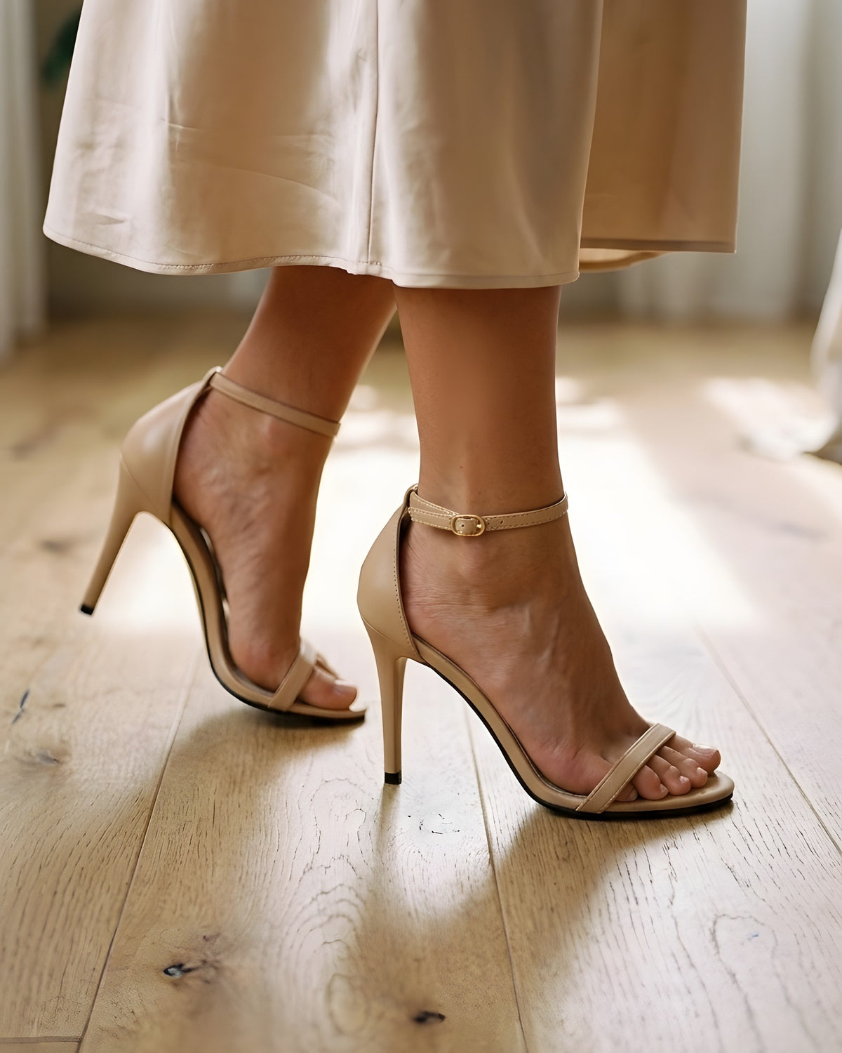 Sandalia de Tiras Minimal nude